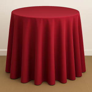 Imperial Taffeta Table Linen - Cardinal