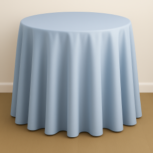 Imperial Taffeta Table Linen - Lt. Blue