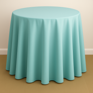 Imperial Taffeta Table Linen - Lt. Turq