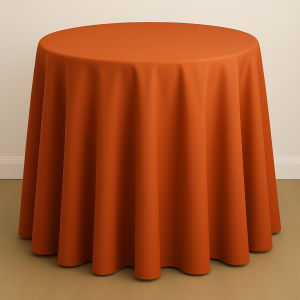 Imperial Taffeta Table Linen - Orange