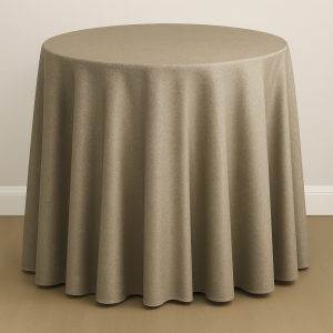 Mystique Satin Table Linen - Candlelight Glo