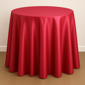 Mystique Satin Table Linen - Cerise