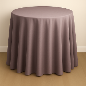 Mystique Satin Table Linen - Evening Mauve