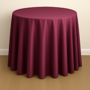 Mystique Satin Table Linen - OD Magenta