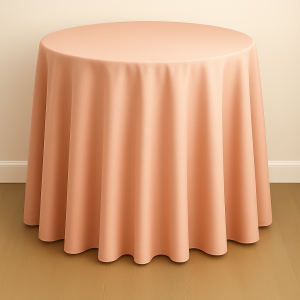 Mystique Satin Table Linen - Peach