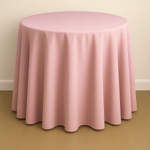 Mystique Satin Table Linen - Peppermint Pink
