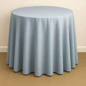 Mystique Satin Table Linen - Powder Blue