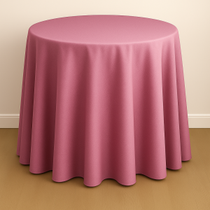 Mystique Satin Table Linen - Raspberry Pink