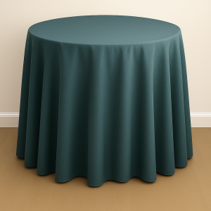 Mystique Satin Table Linen - Teal