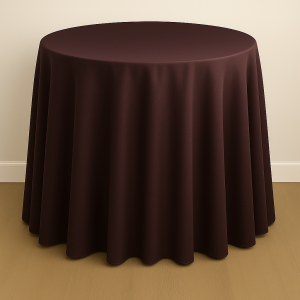 Mystique Satin Table Linen - Ultra Ruby
