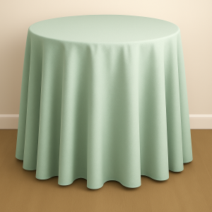 Mystique Satin Table Linen - Mint