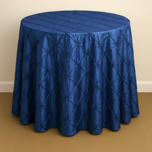 Pinwheel Taffeta Table Linen - Royal Blue