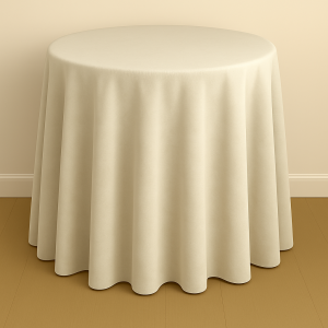 Velveteen Table Linen - Antique White