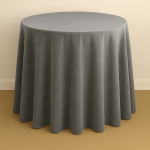 Velveteen Table Linen - Grey