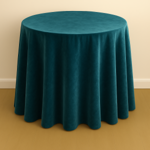 Velveteen Table Linen - Seafoam