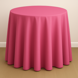 Imperial Taffeta Table Linen - Sleeping Pink