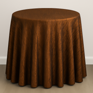 Crushed Taffeta Table Linen - 110 Copper