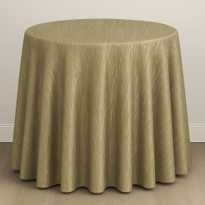 Crushed Taffeta Table Linen - 132 Taupe
