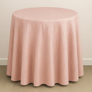 Crushed Taffeta Table Linen - 567 Blush Pink