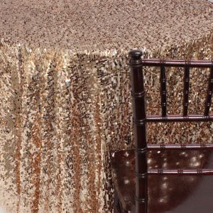 Teardrop Sequins Table Linen - Blush