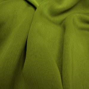 Two Tone Chiffon Table Linen - Dk Lime