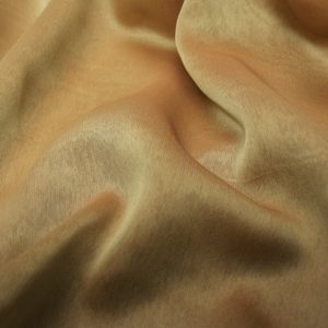 Two Tone Chiffon Table Linen - Mocha/Gold