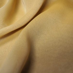 Two Tone Chiffon Table Linen - Mustard/White
