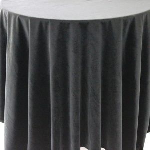 Velveteen Table Linen - Black