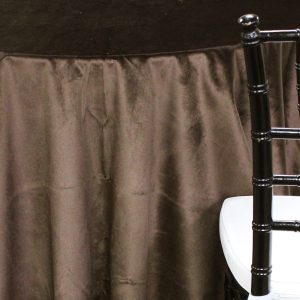 Velveteen Table Linen - Chocolate