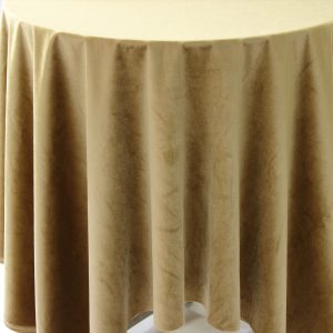 Velveteen Table Linen - Gold