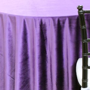 Velveteen Table Linen - Purple