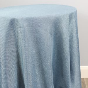 Vintage Linen Metallic Table Linen - Copen