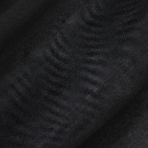 Vintage Linen Drape Panel - Black