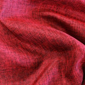 Vintage Linen Drape Panel - Burgundy