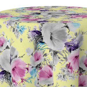 Poly Print - Vintage Floral Table Linen - Maize