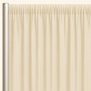 Voile (Fire Retardant) Drape Panel - Champagne