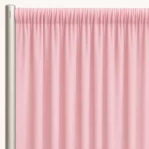 Voile (Fire Retardant) Drape Panel - Pink
