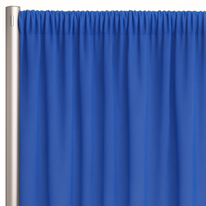 Voile (Fire Retardant) Drape Panel - Royal