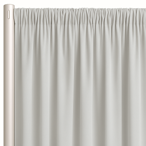 Voile (Fire Retardant) Drape Panel - Silver