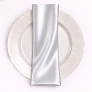 Bridal Satin Napkin - 126 White