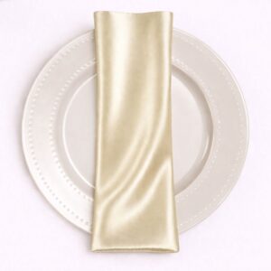 Bridal Satin Napkin - 128 Ivory