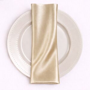 Bridal Satin Napkin - 130 Champagne