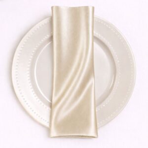 Bridal Satin Napkin - 146 Butter