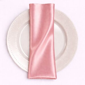 Bridal Satin Napkin - 527 Pink