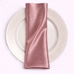 Bridal Satin Napkin - 532 Mauve