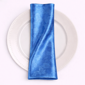 Brocade Satin Napkin - Turquoise