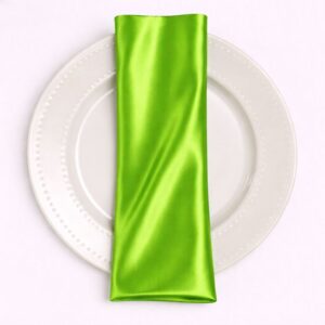 Bridal Satin Napkin - 726 Lime