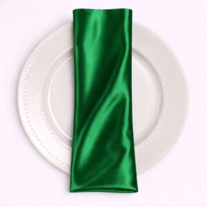 Bridal Satin Napkin - 727 Flag Green