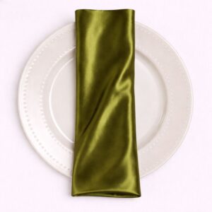 Bridal Satin Napkin - 749 Dk Lime