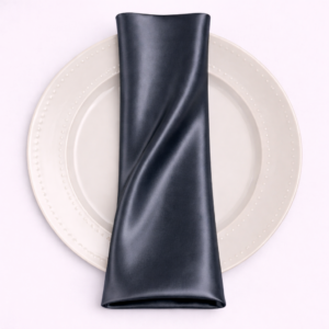 Charmeuse Satin Napkin - 1139 Charcoal